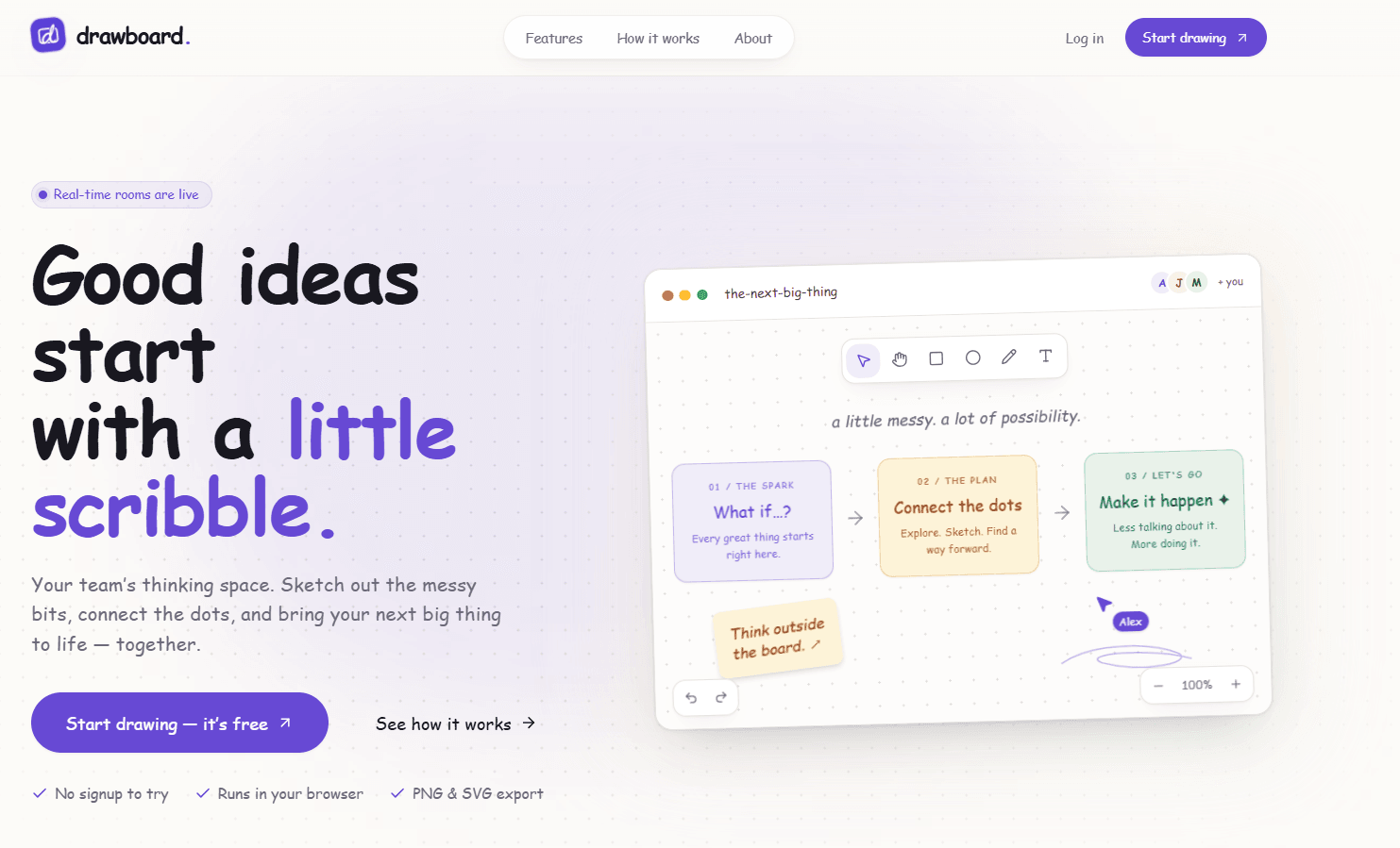 Drawboard project screenshot
